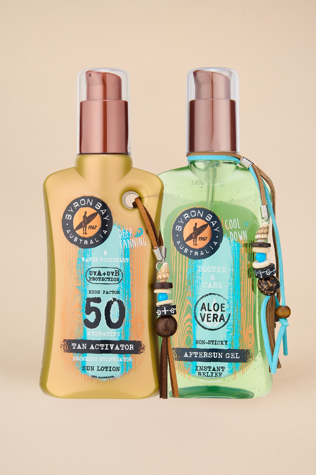 Byron Bay Bundle Tan Activator SPF 50 & Aloe Vera Aftersun Gel – Byron Bay  Suncare